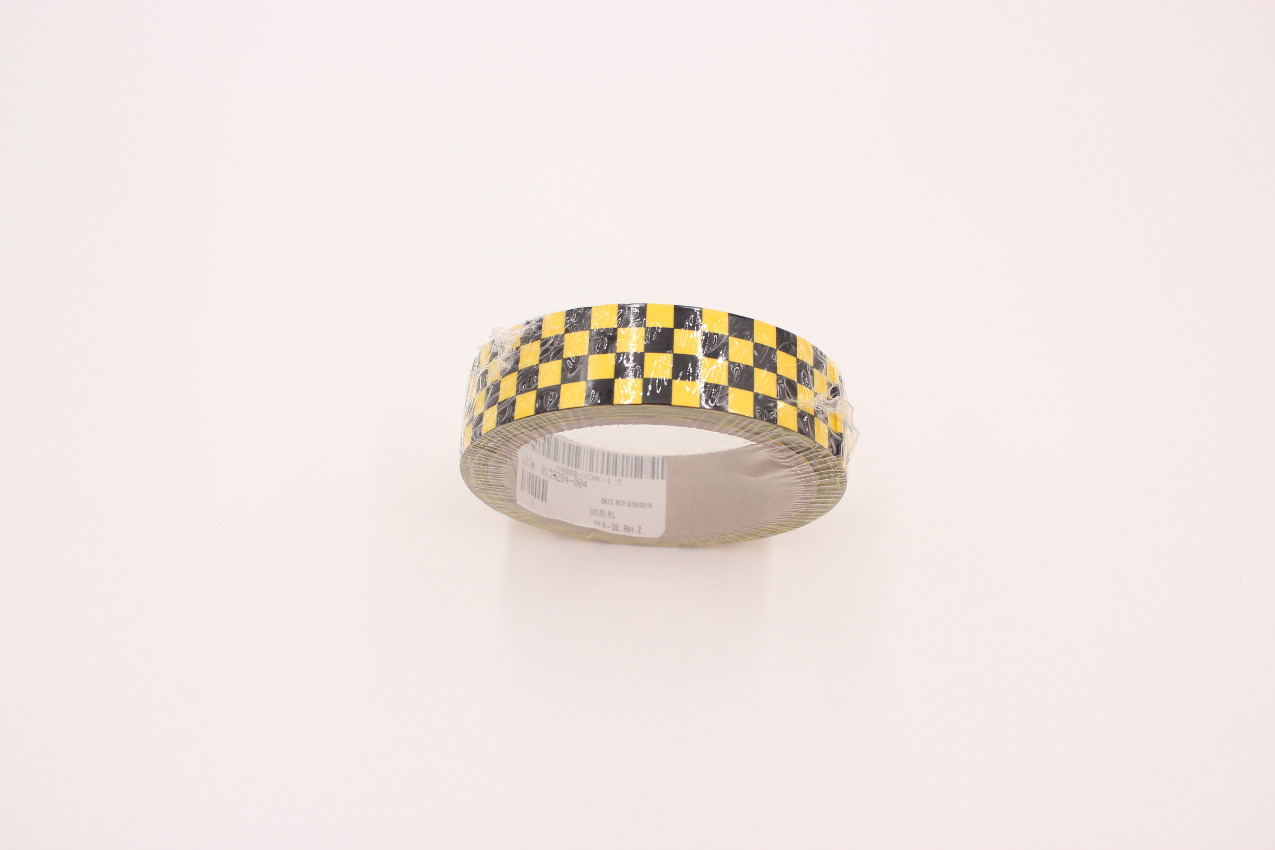 Color Code Electrical Tape, Checkered Yellow/Black