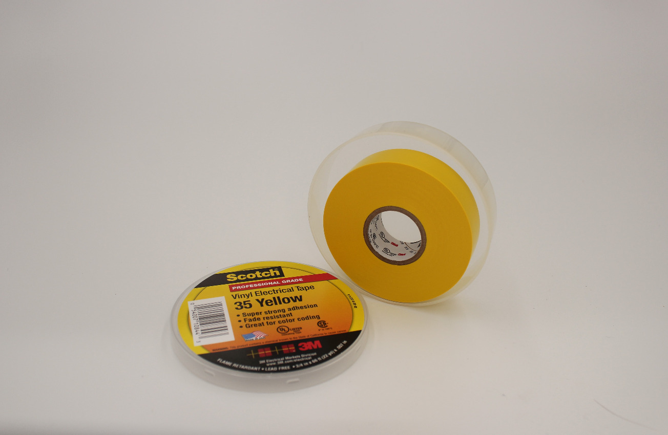 3M Scotch 35 Electrical Tape, Yellow